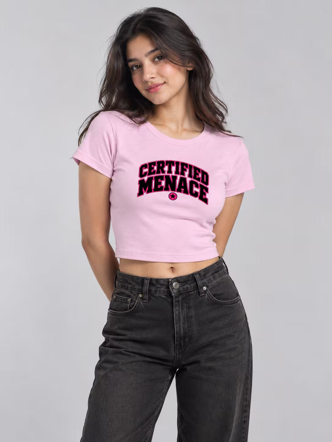 Certified Menace Baby Tee