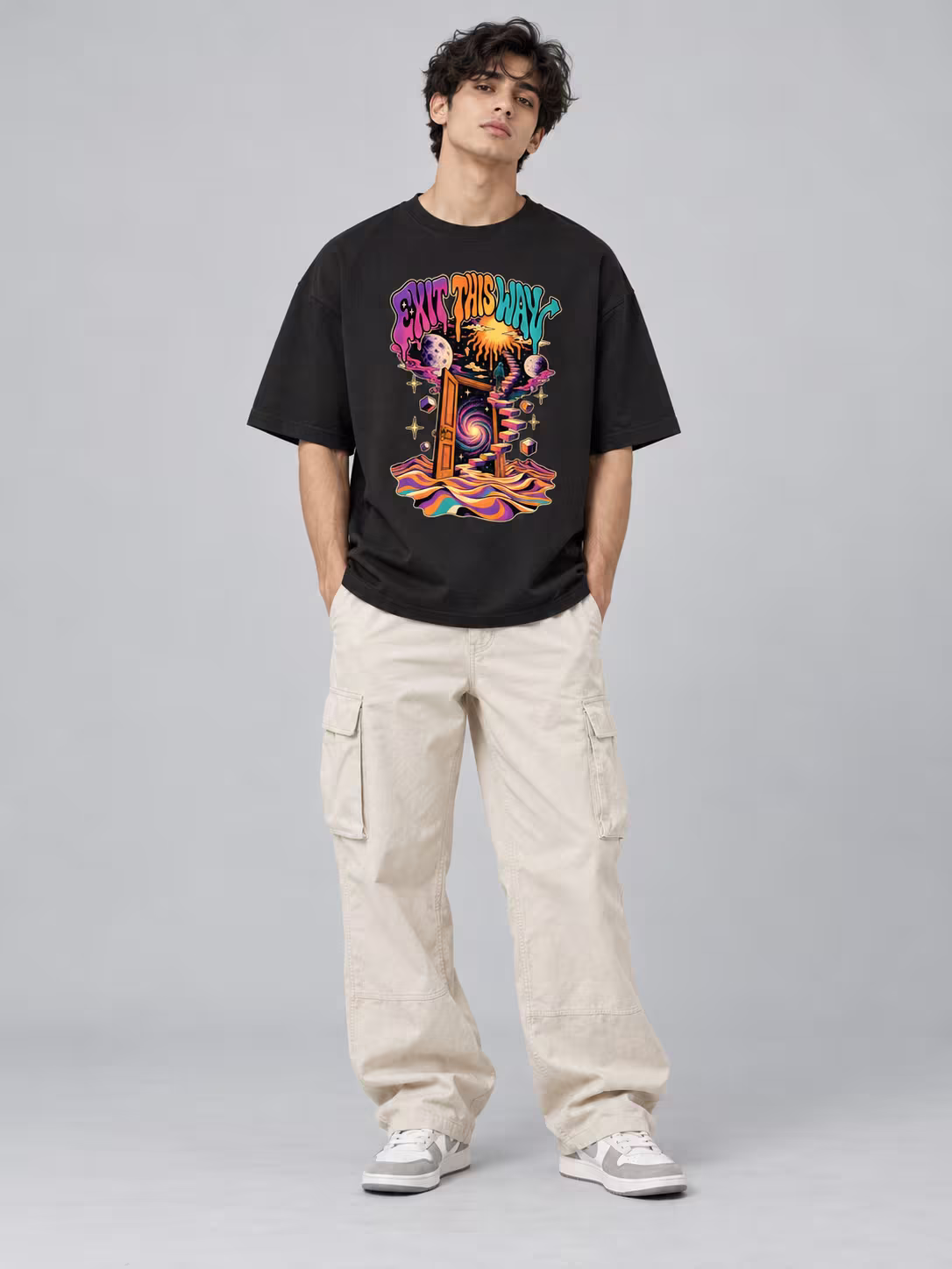 Exit This Way Unisex Oversized T-Shirt