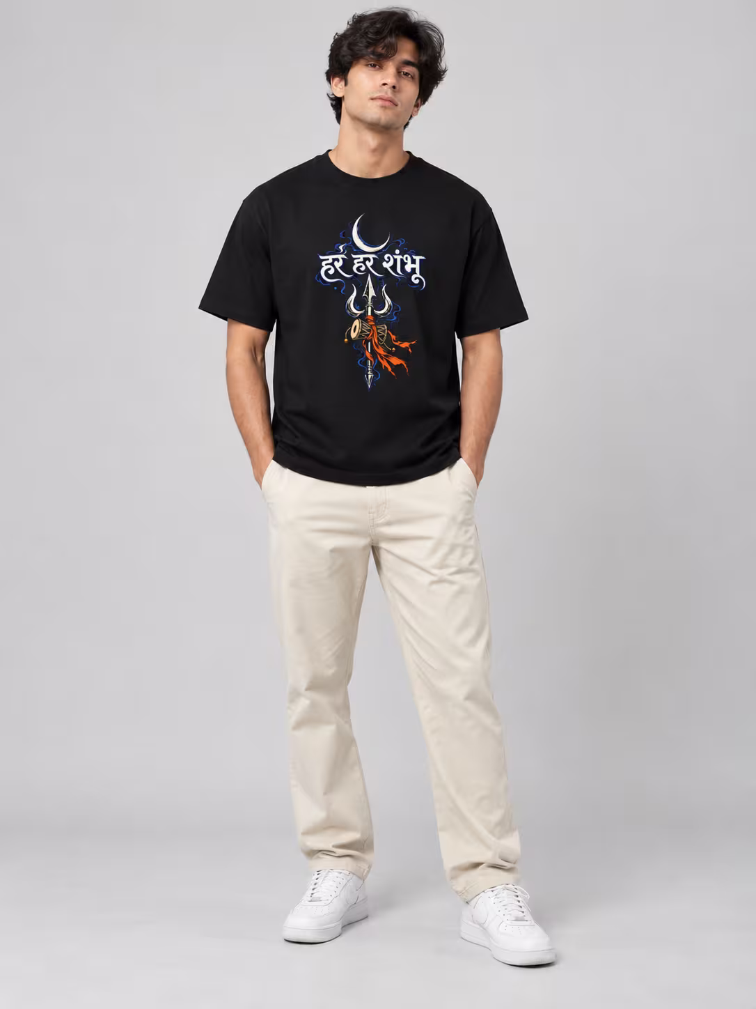 Har Har Shambhu Regular Fit T-Shirt