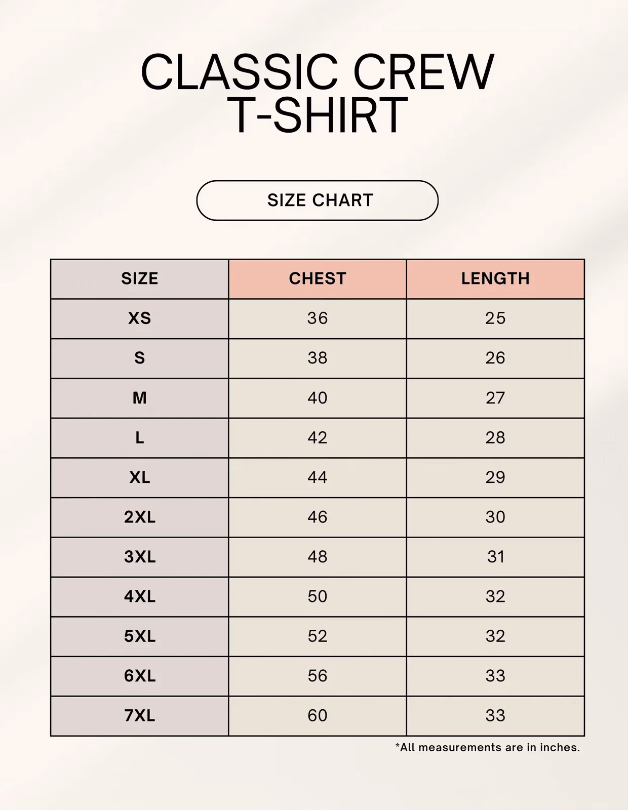 Om Namah Shivay Shiv Ji T-Shirt size chart