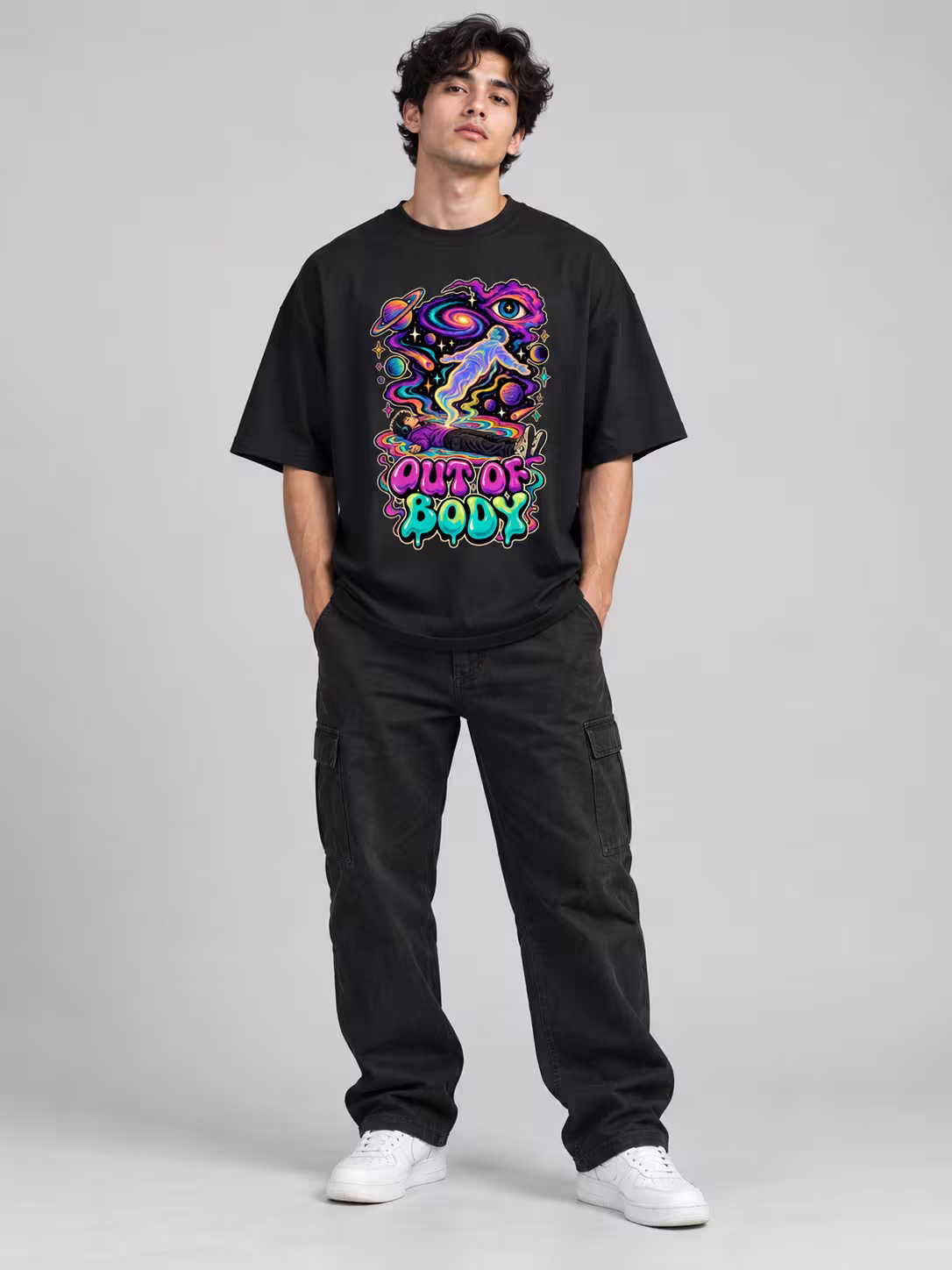 Out Of Body Unisex Oversized T-Shirt