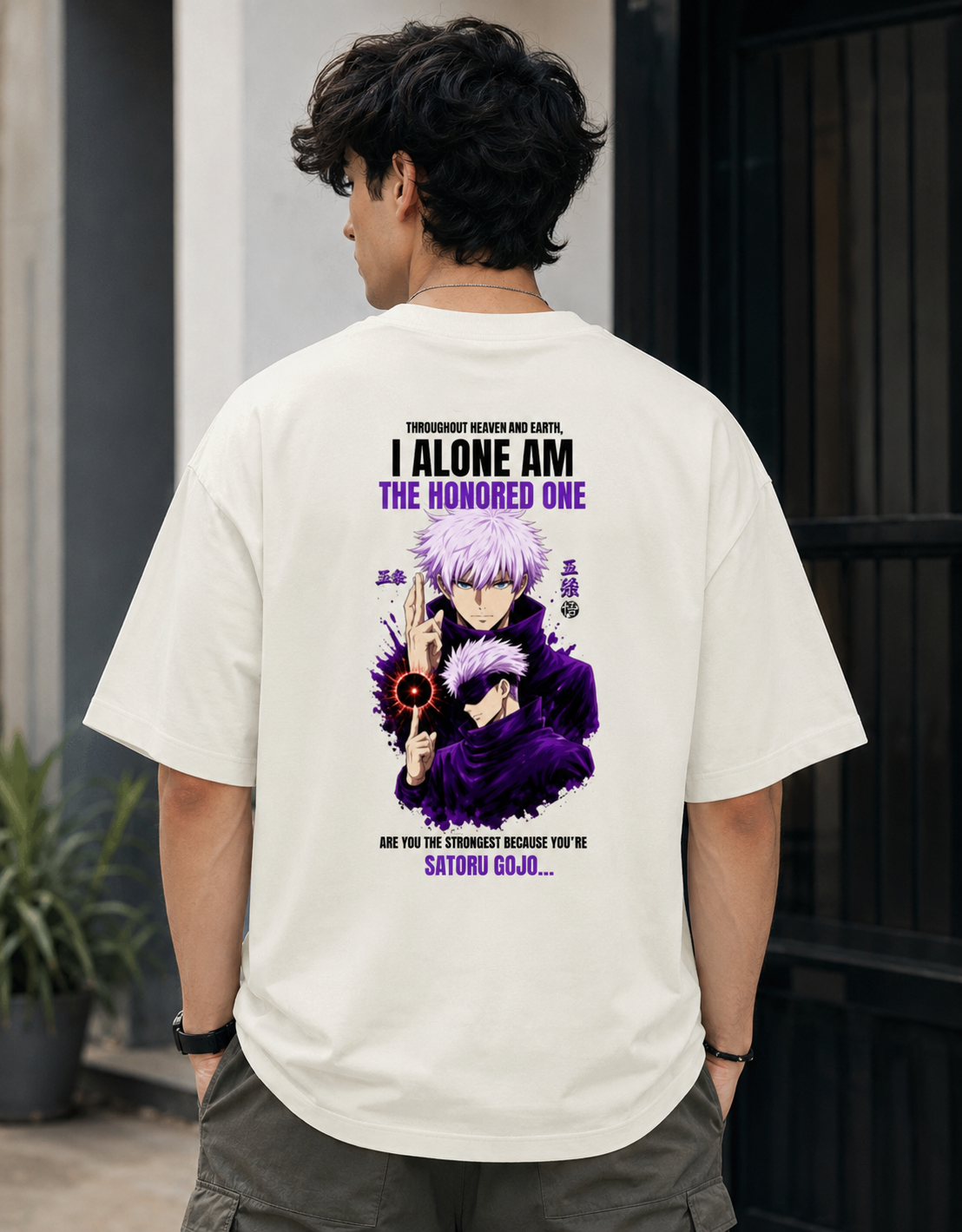 Satoru Gojo Unisex Oversized T-Shirt