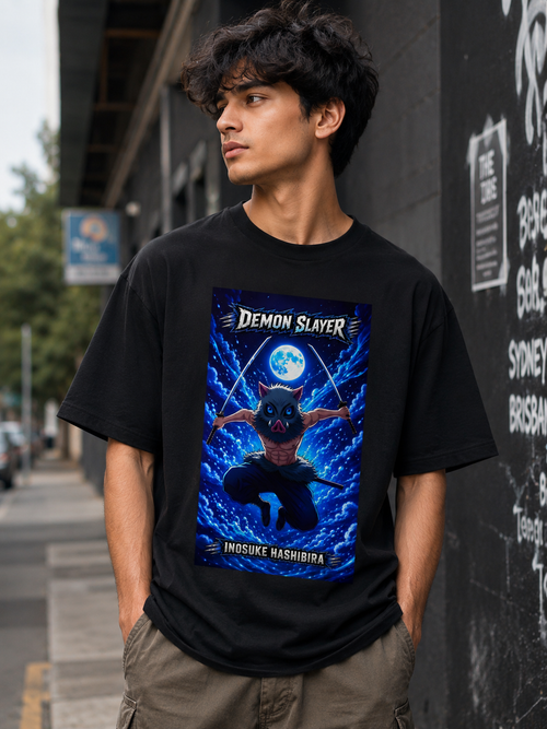 Inosuke Hashibira Unisex Oversized T-Shirt