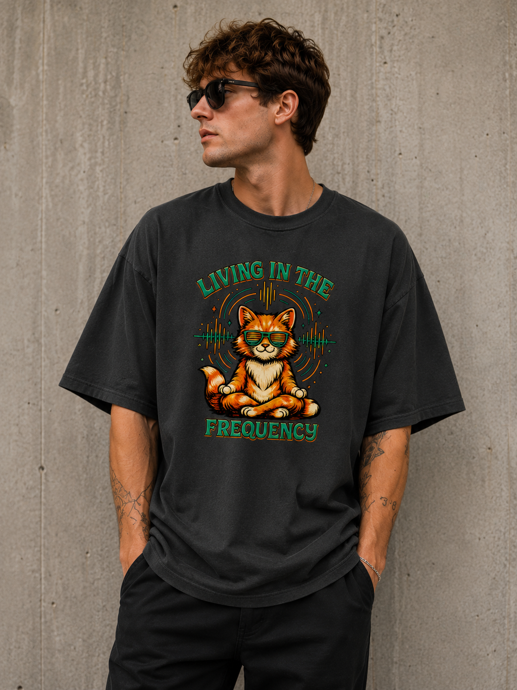 All You Need is Techno Oversized T-Shirt