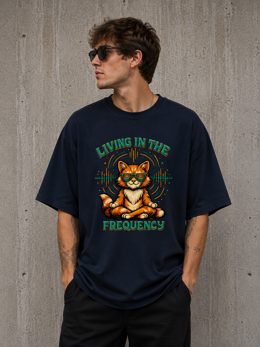 All You Need is Techno Oversized T-Shirt