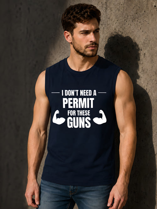 I don't need Permit Gym T-Shirt