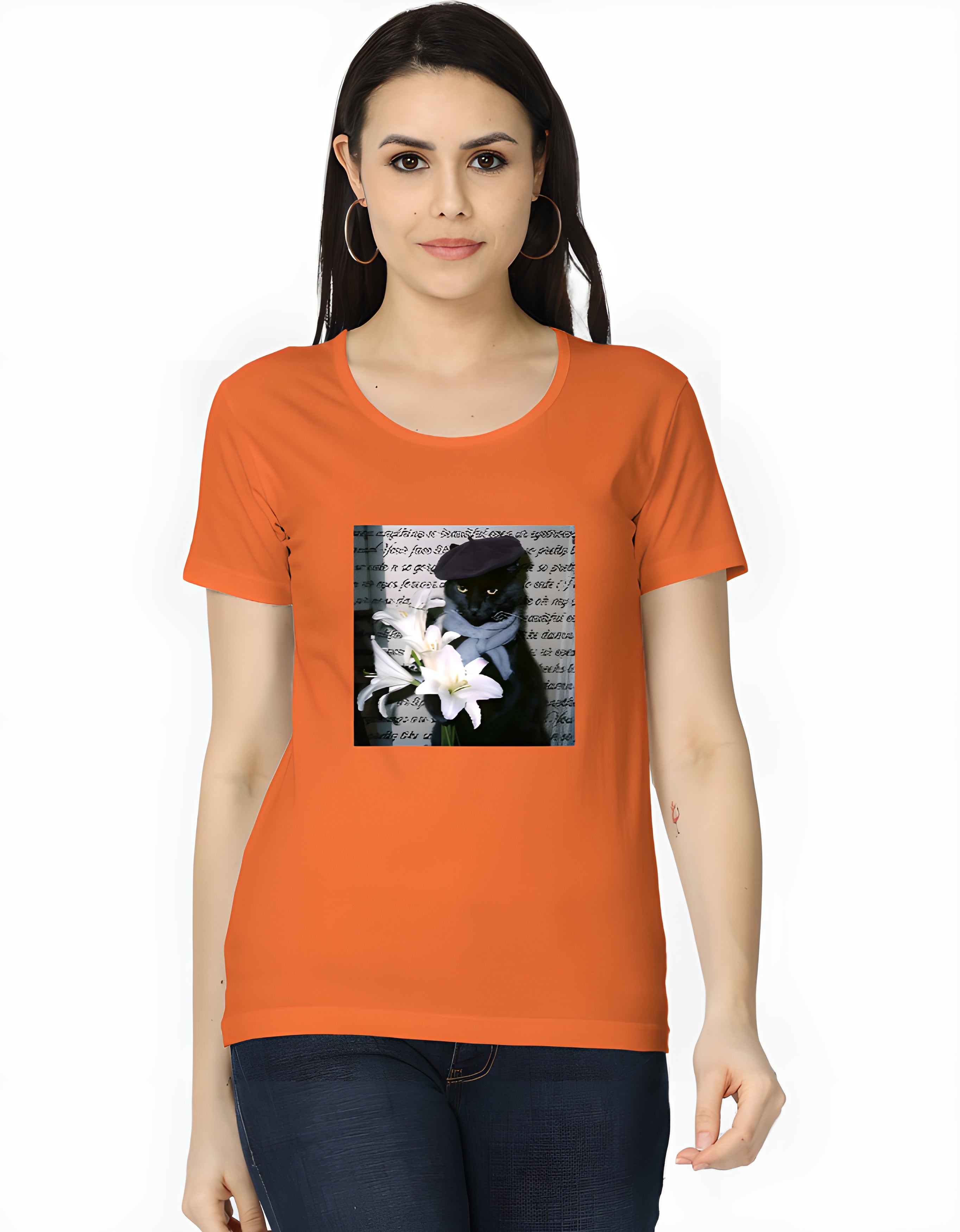 Flower Cat Women's T-Shirt
