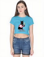 Party Cat Crop Top