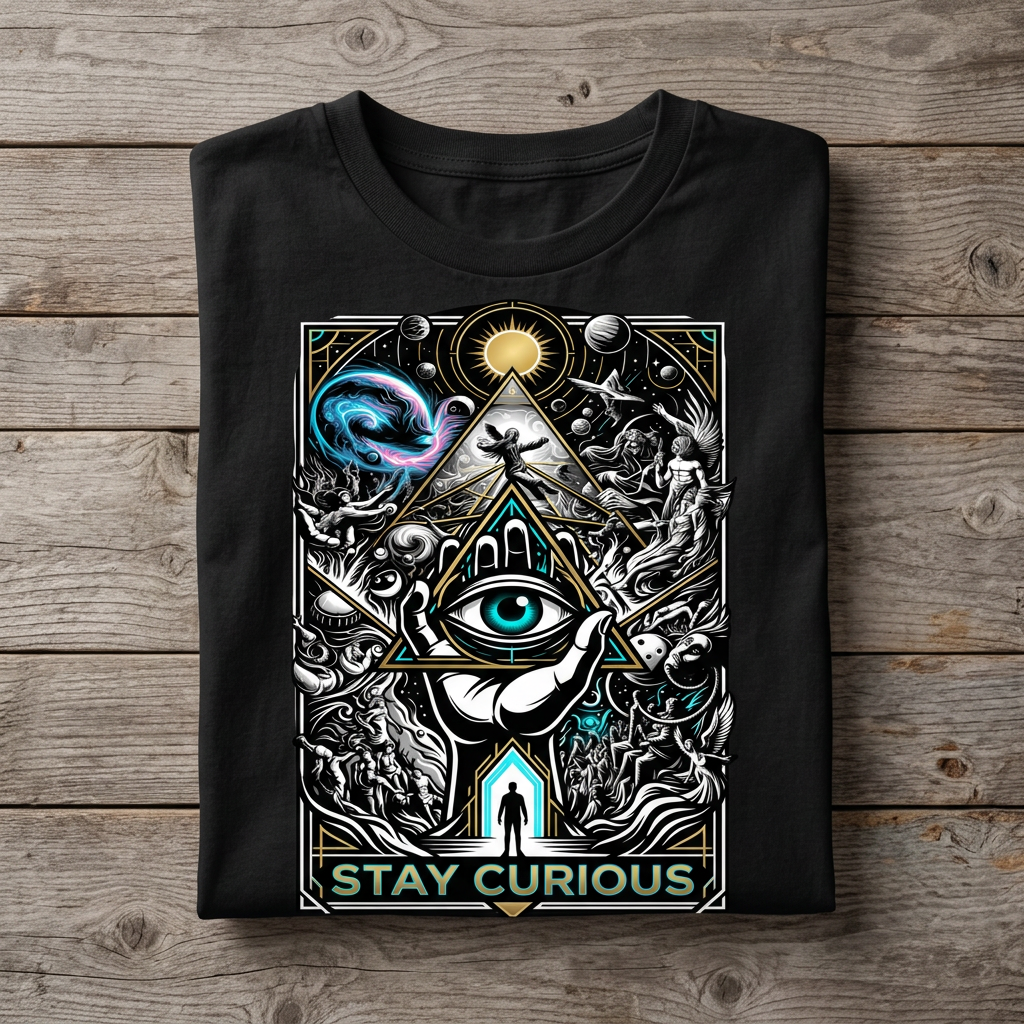Stay Curious Cosmic Eye T-Shirt