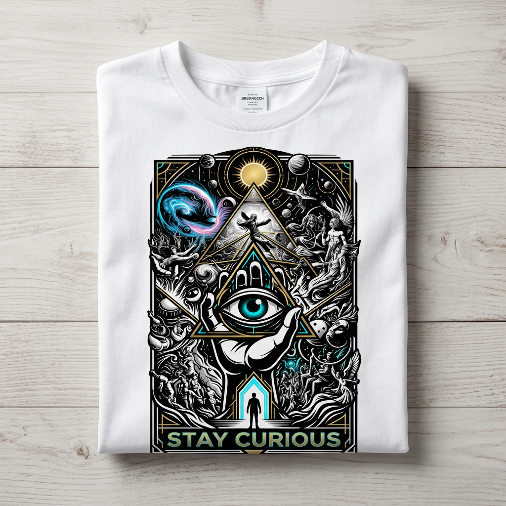 Stay Curious Cosmic Eye T-Shirt