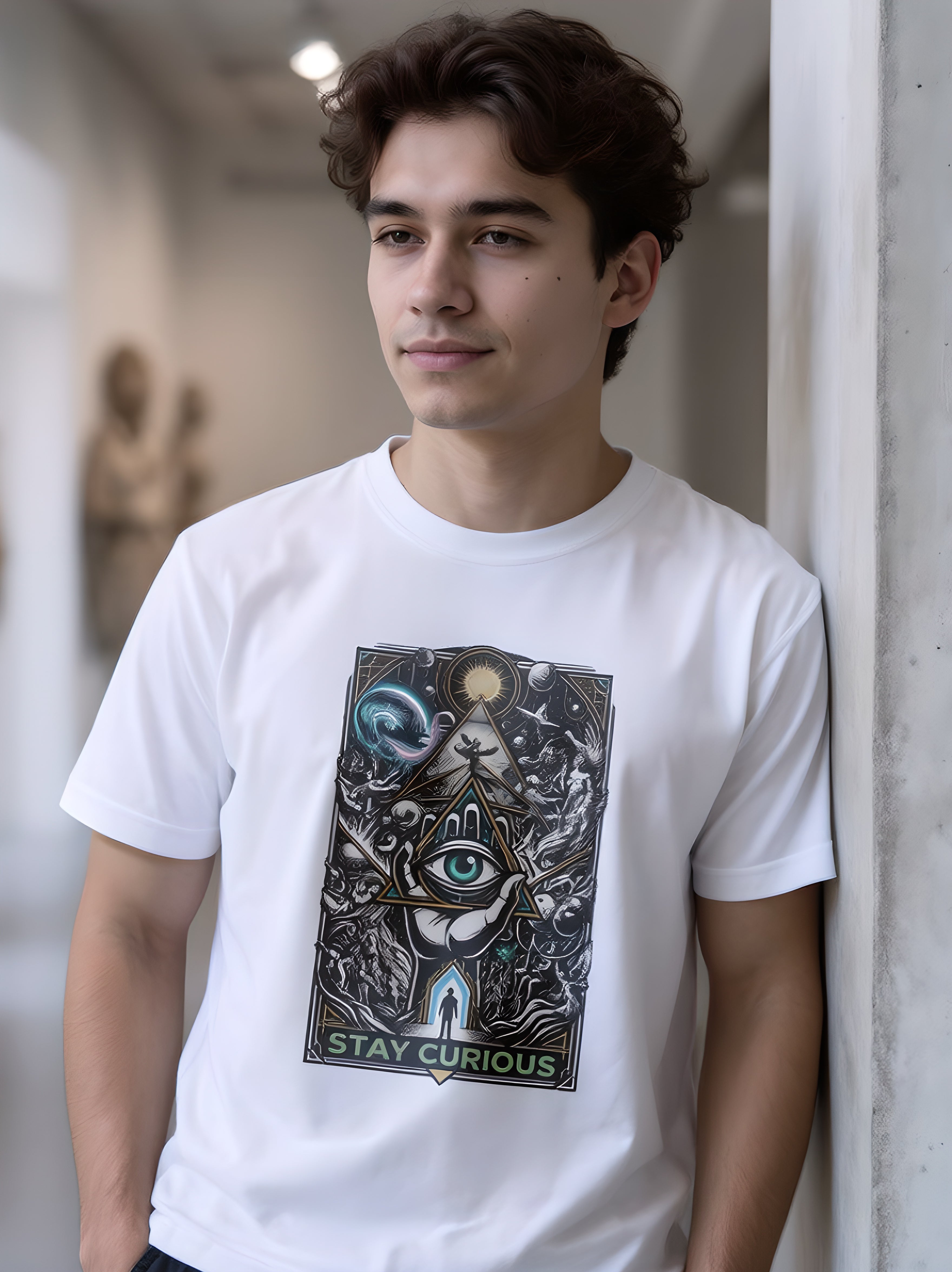 Stay Curious Cosmic Eye T-Shirt
