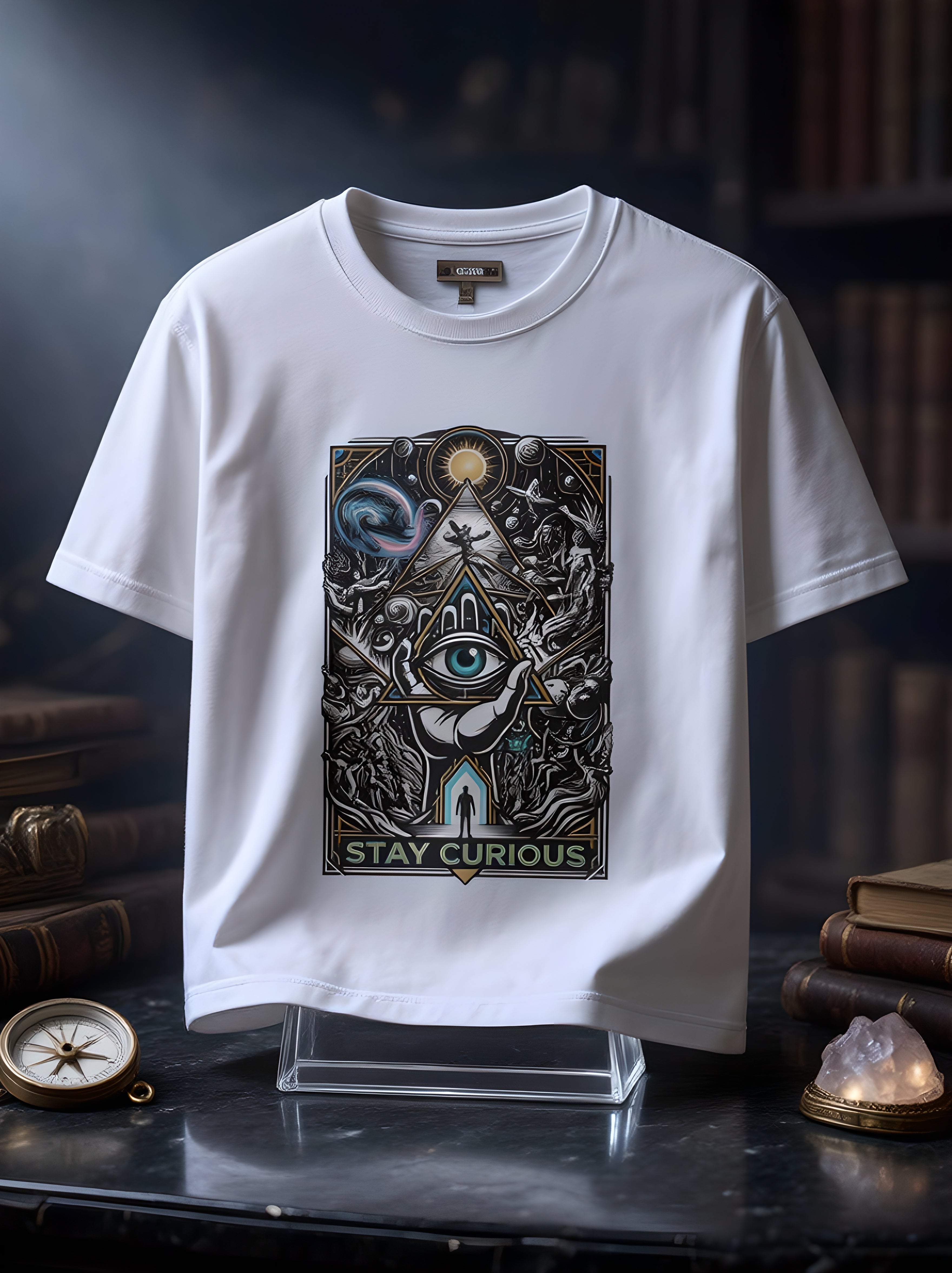 Stay Curious Cosmic Eye T-Shirt