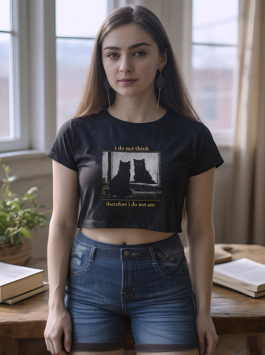 I do not think Cat Crop Top