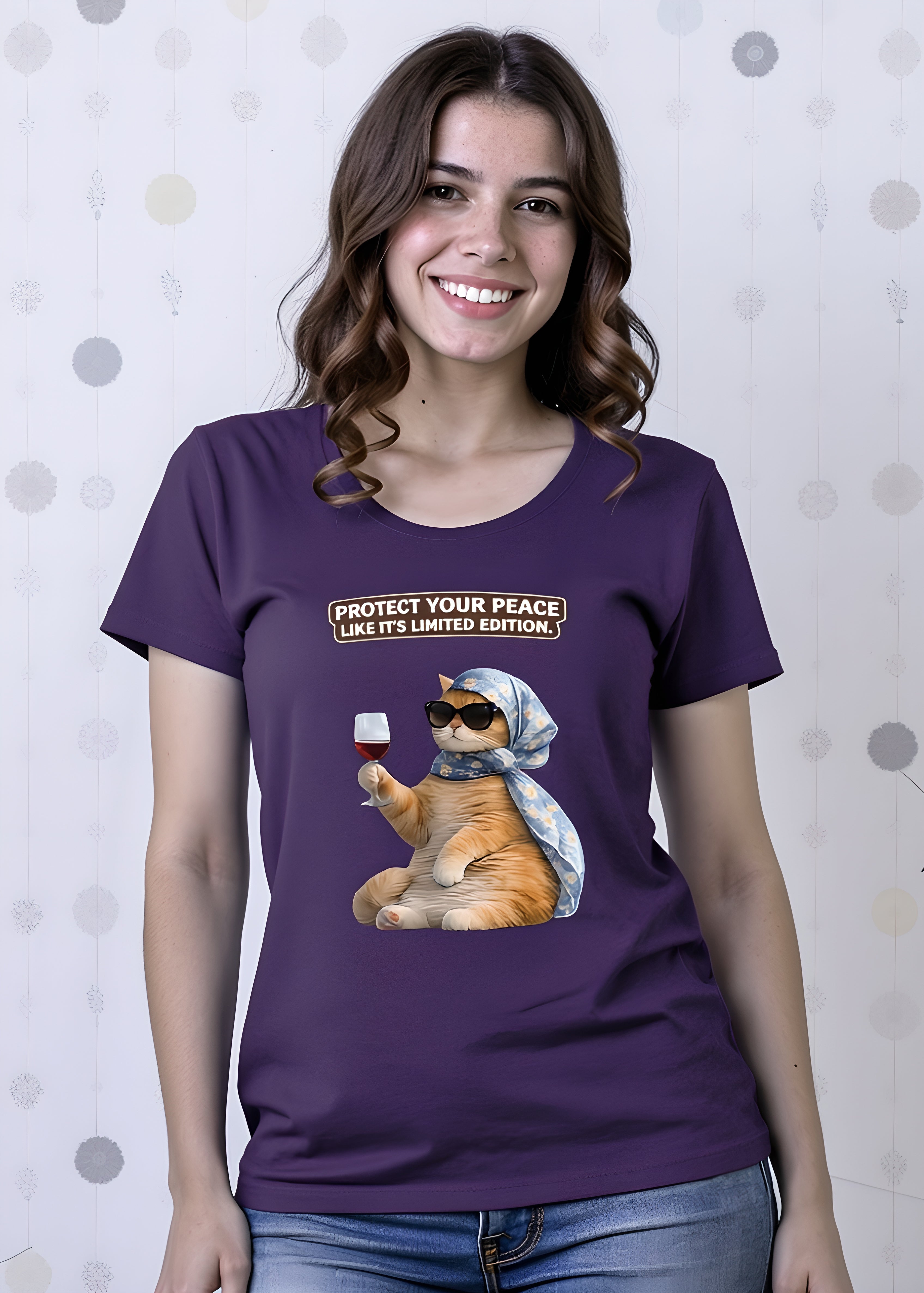 Protect Your Peace Cat Women's T-Shirt