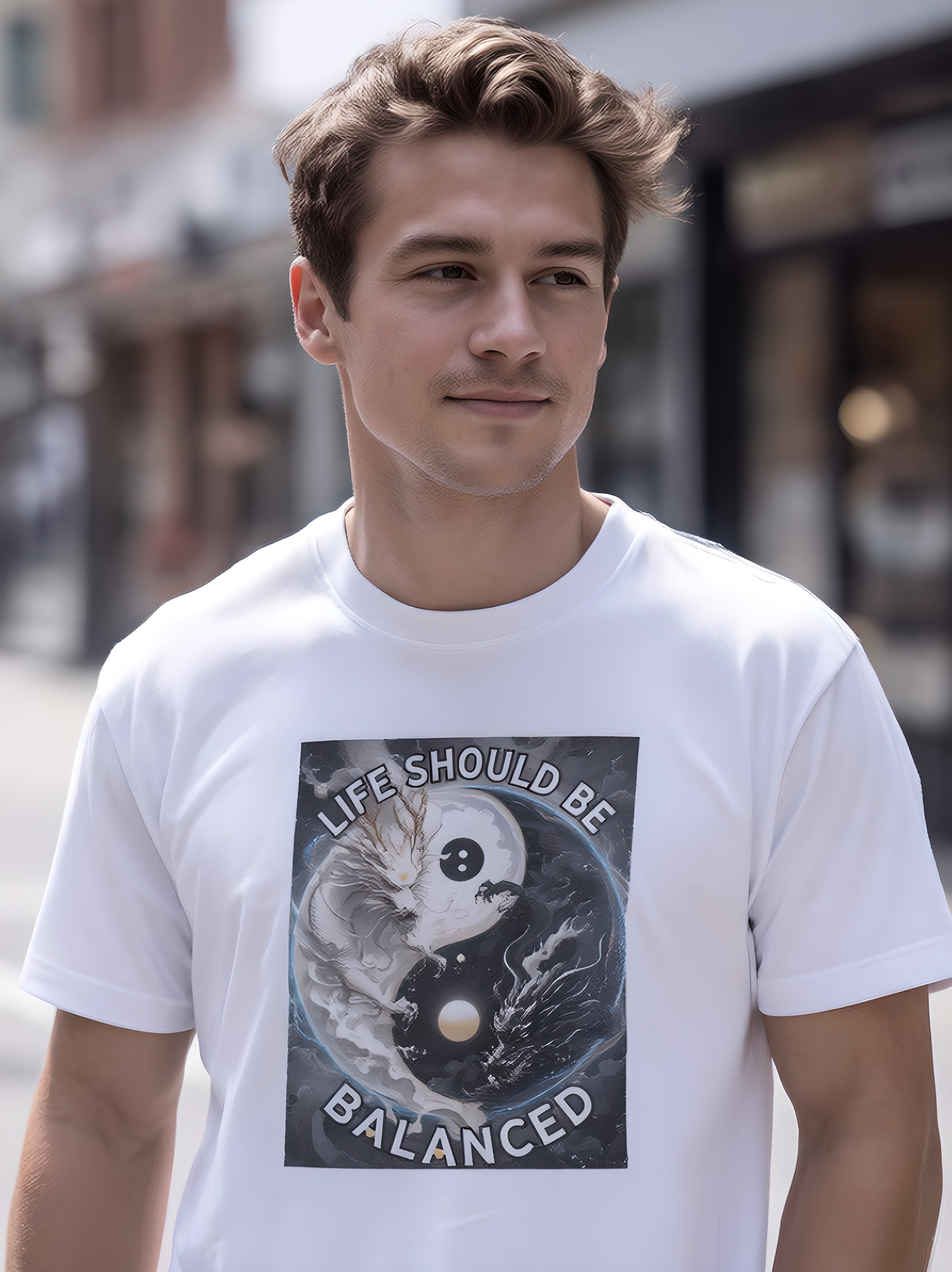 Yin Yang Dragon T-Shirt