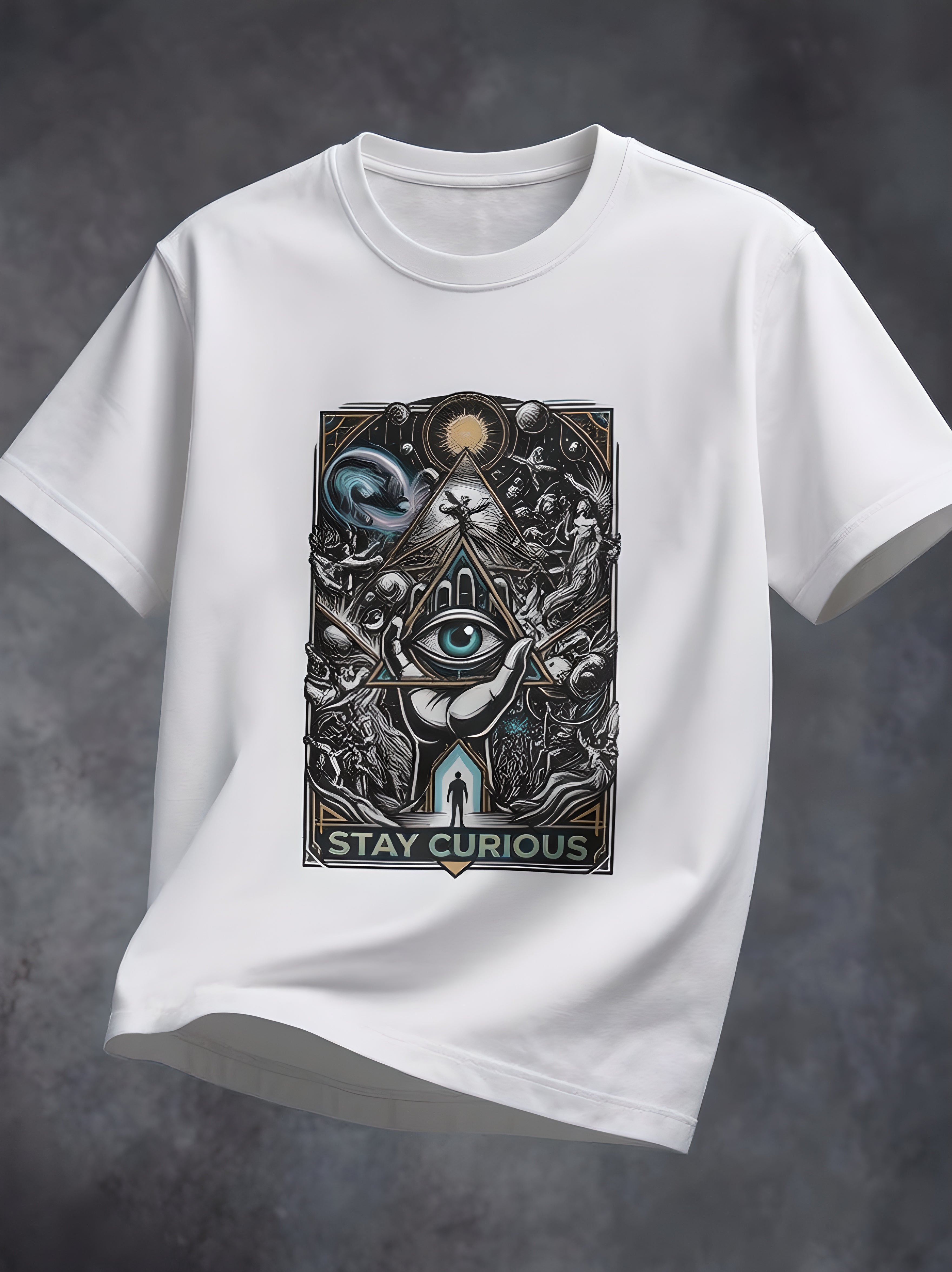 Stay Curious Cosmic Eye T-Shirt