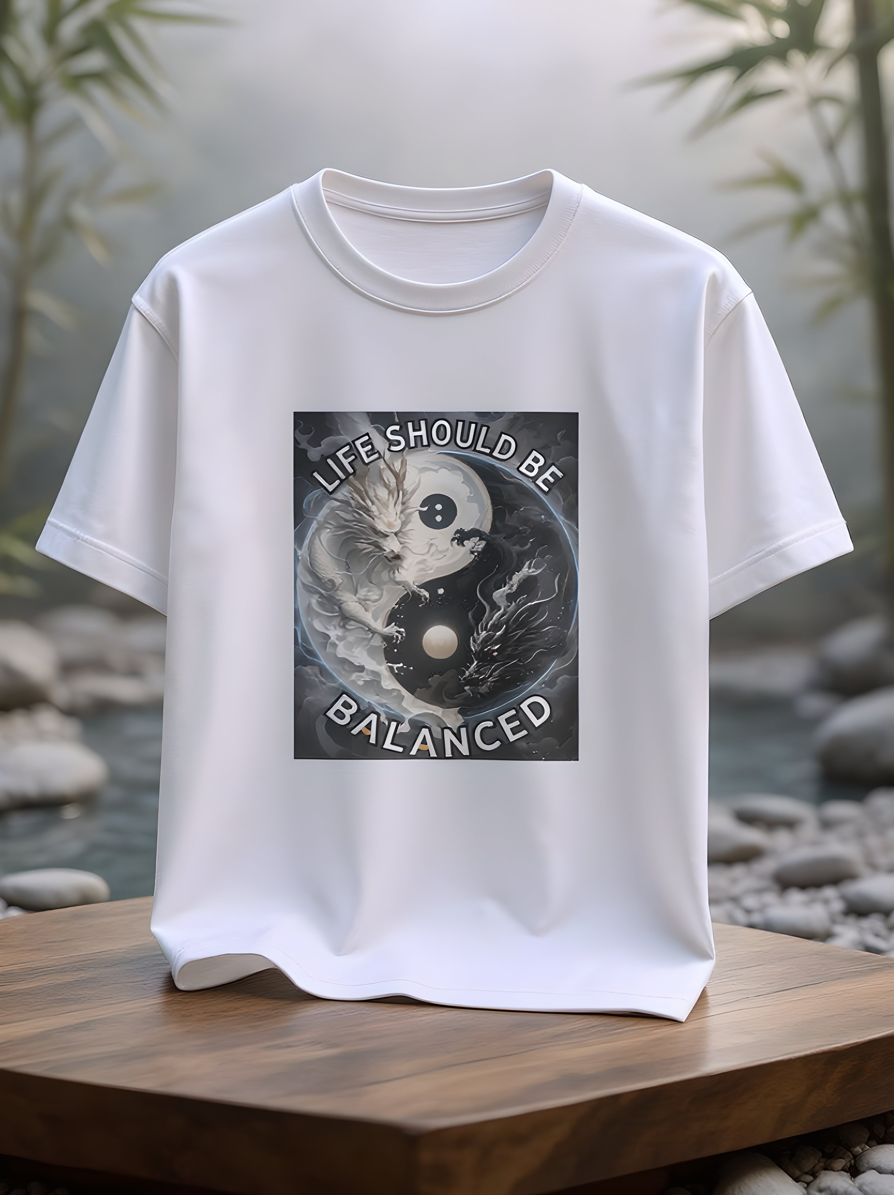 Yin Yang Dragon T-Shirt