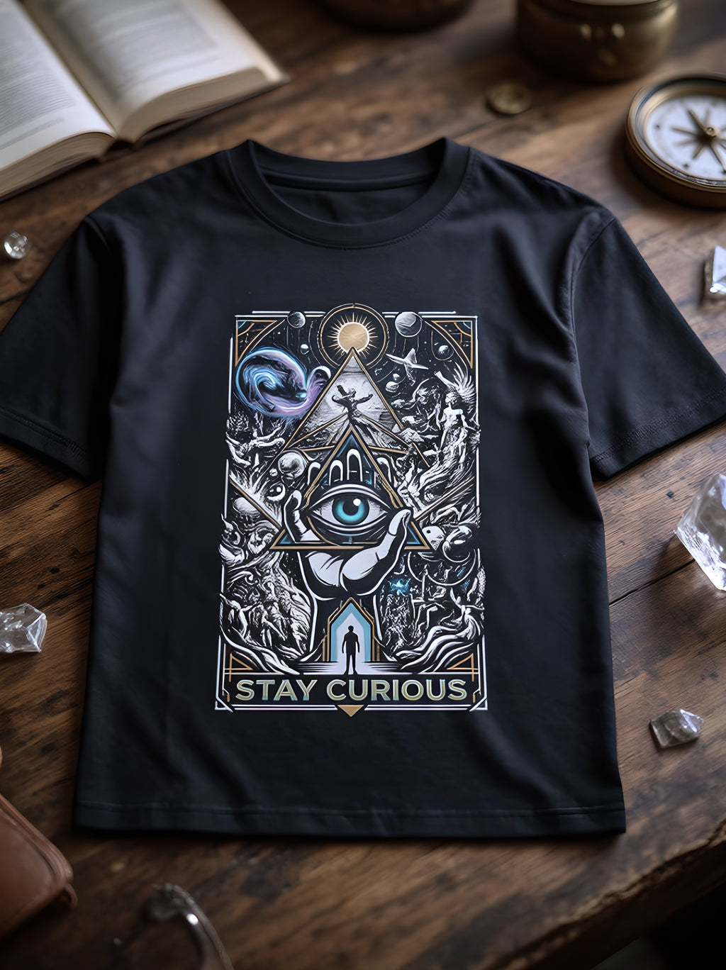 Stay Curious Cosmic Eye T-Shirt