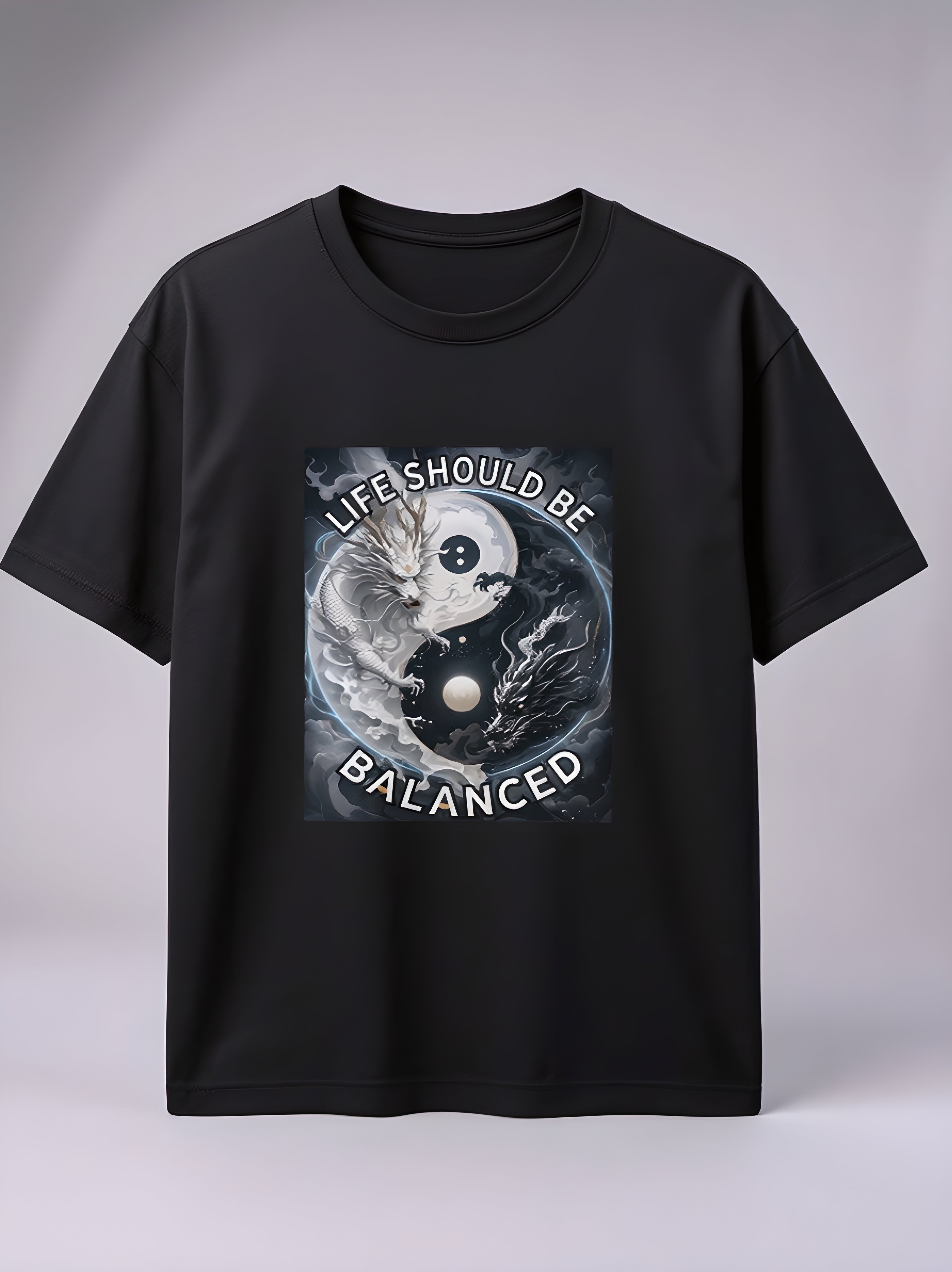 Yin Yang Dragon T-Shirt