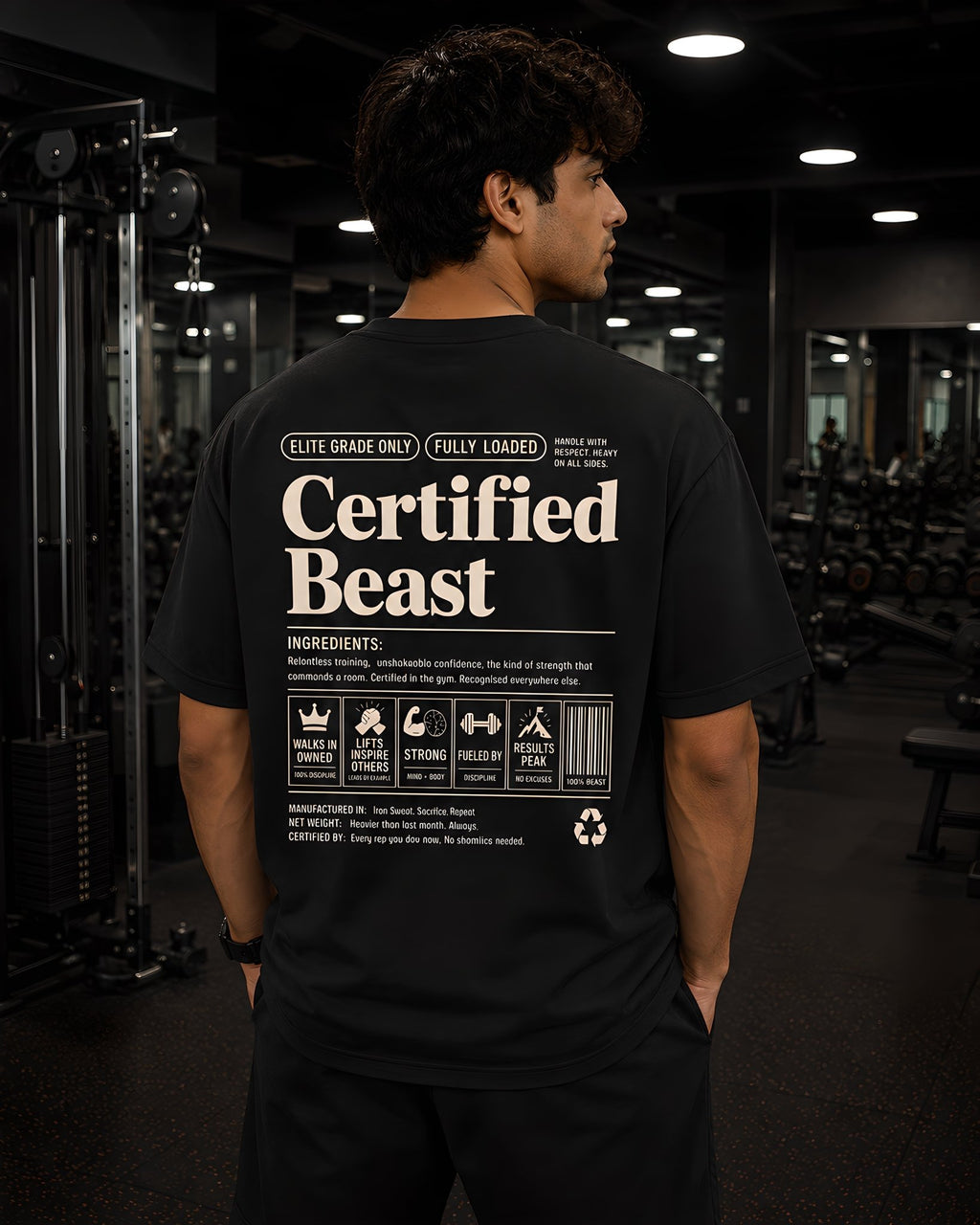 Certified Beast Black T-Shirt - v-9hCj3iCCaVZW0s8GNBAtubTRrgLX93CY - Zojo