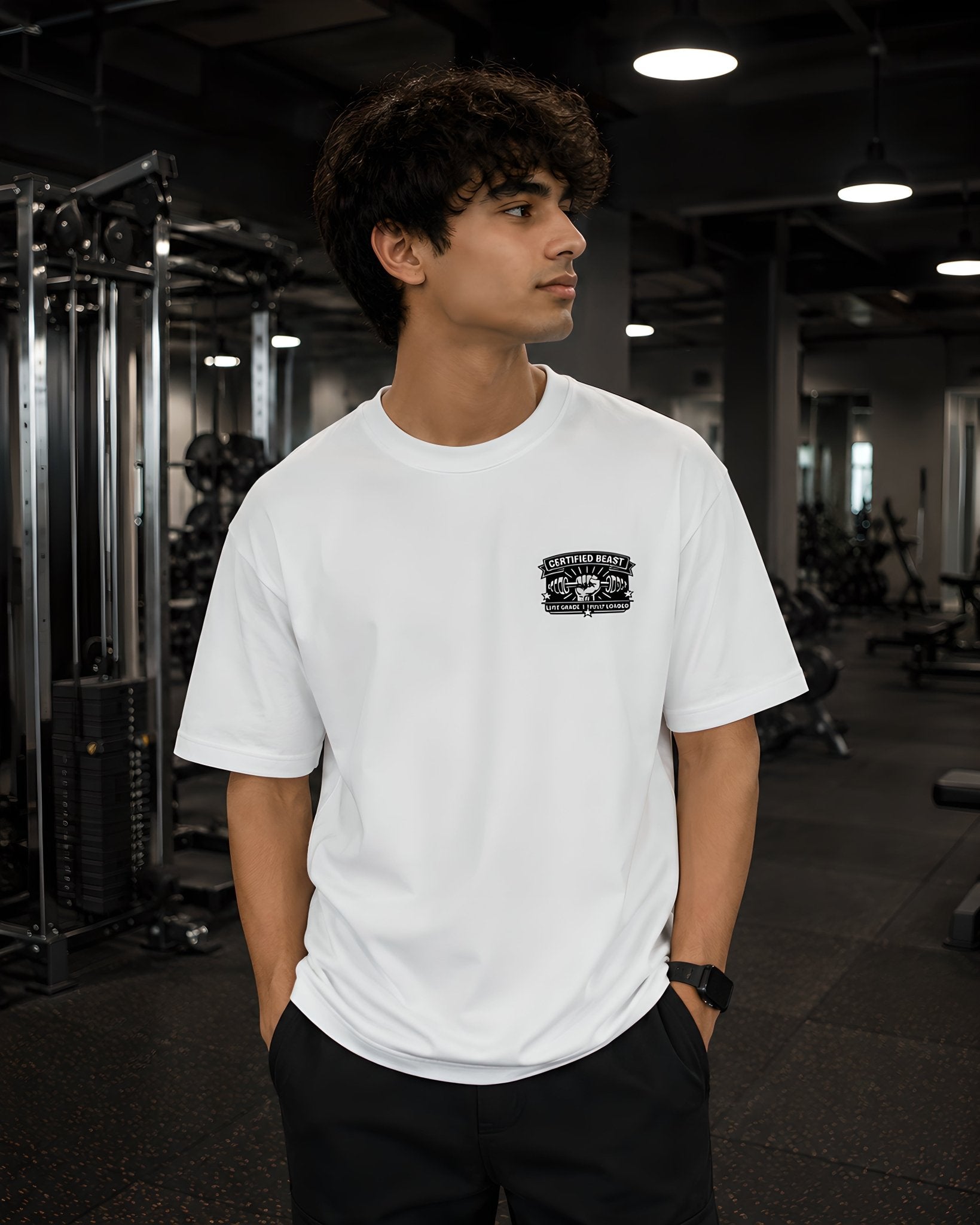Certified Beast White T-Shirt - v-9hCj3iCCaVZW0s8GNBEgubTRrgLX9HqY - Zojo
