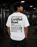 Certified Beast White T-Shirt - v-9hCj3iCCaVZW0s8GNBEgubTRrgLX9HqY - Zojo