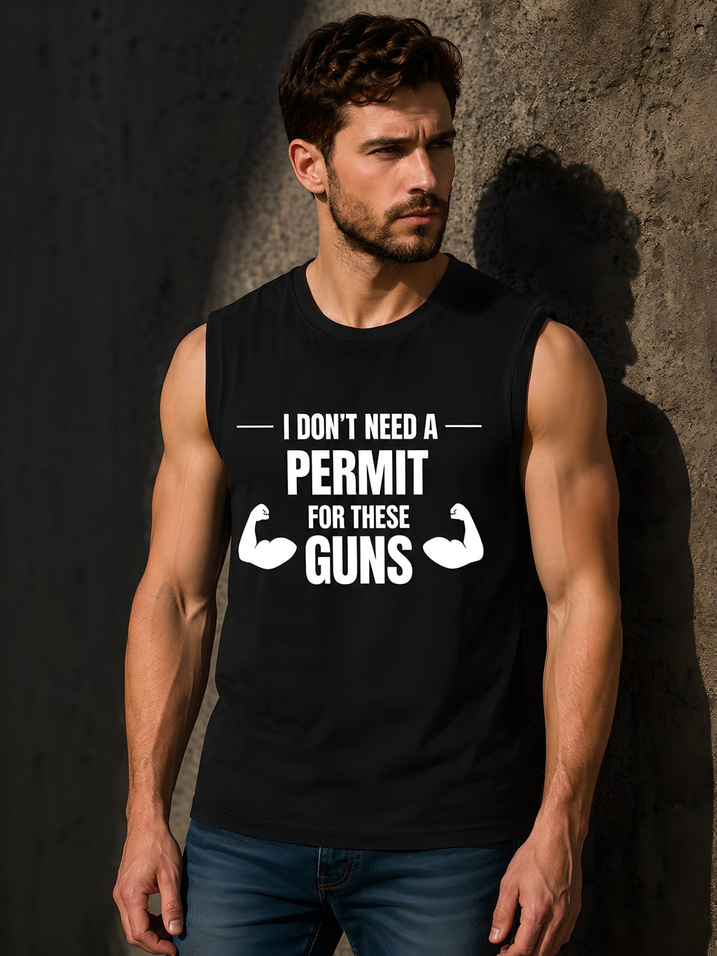 I don't need Permit Gym T-Shirt - v-9hCj3iCCaVZW0s8KNR8hubTRrg_f8Hqf - Zojo