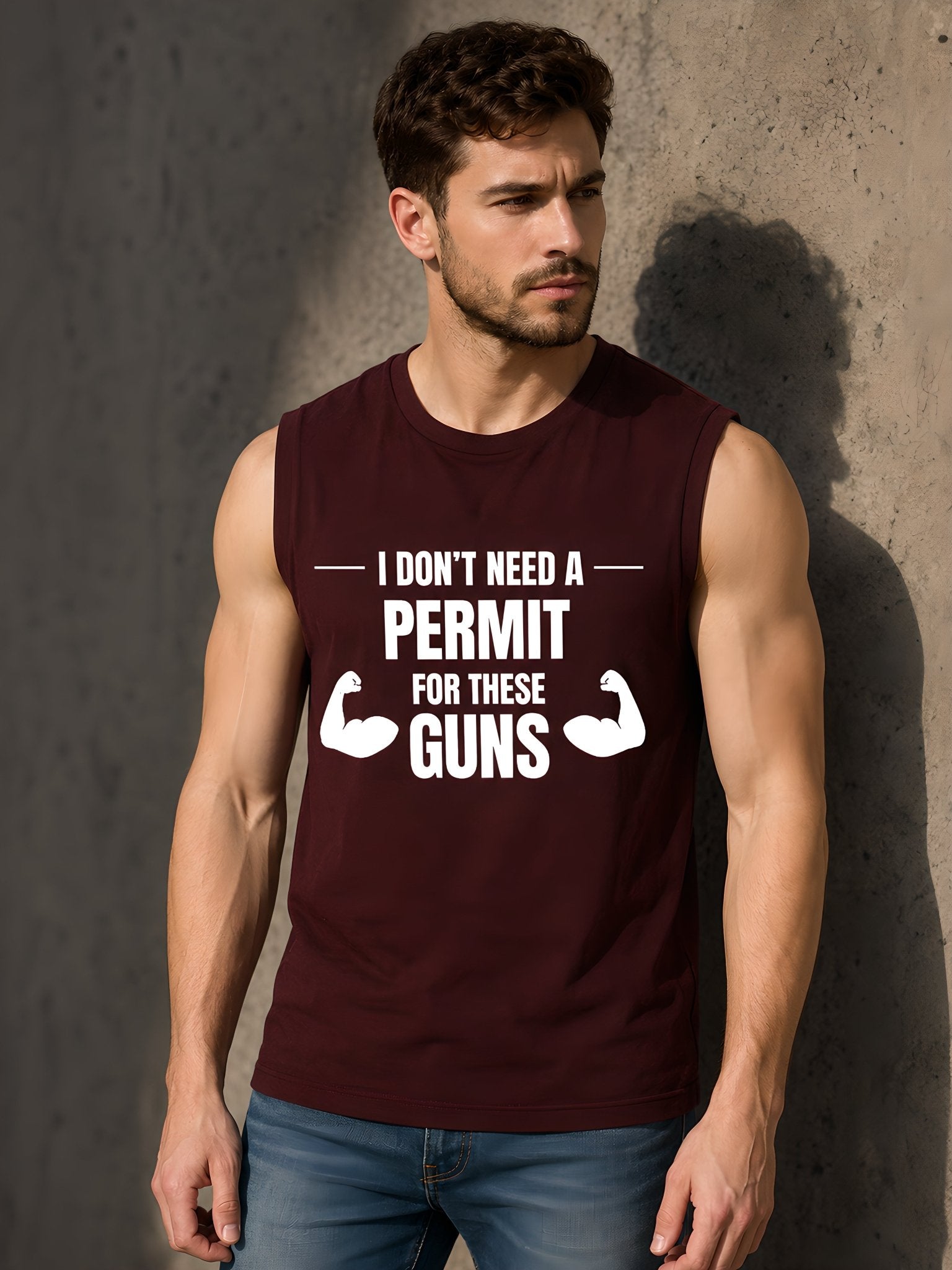 I don't need Permit Gym T-Shirt - v-9hCj3iCCaVZW0s8KNR8hubTRrg_f8Huf - Zojo