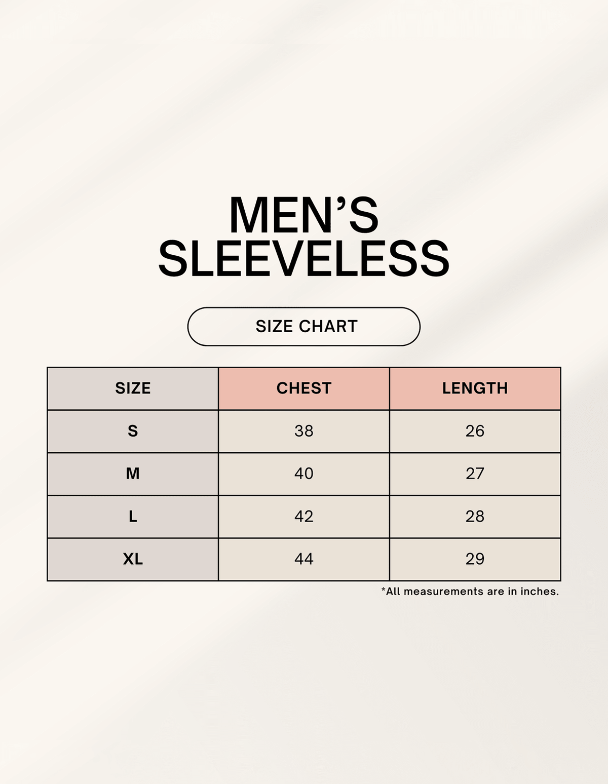 I don't need Permit Gym T-Shirt size chart