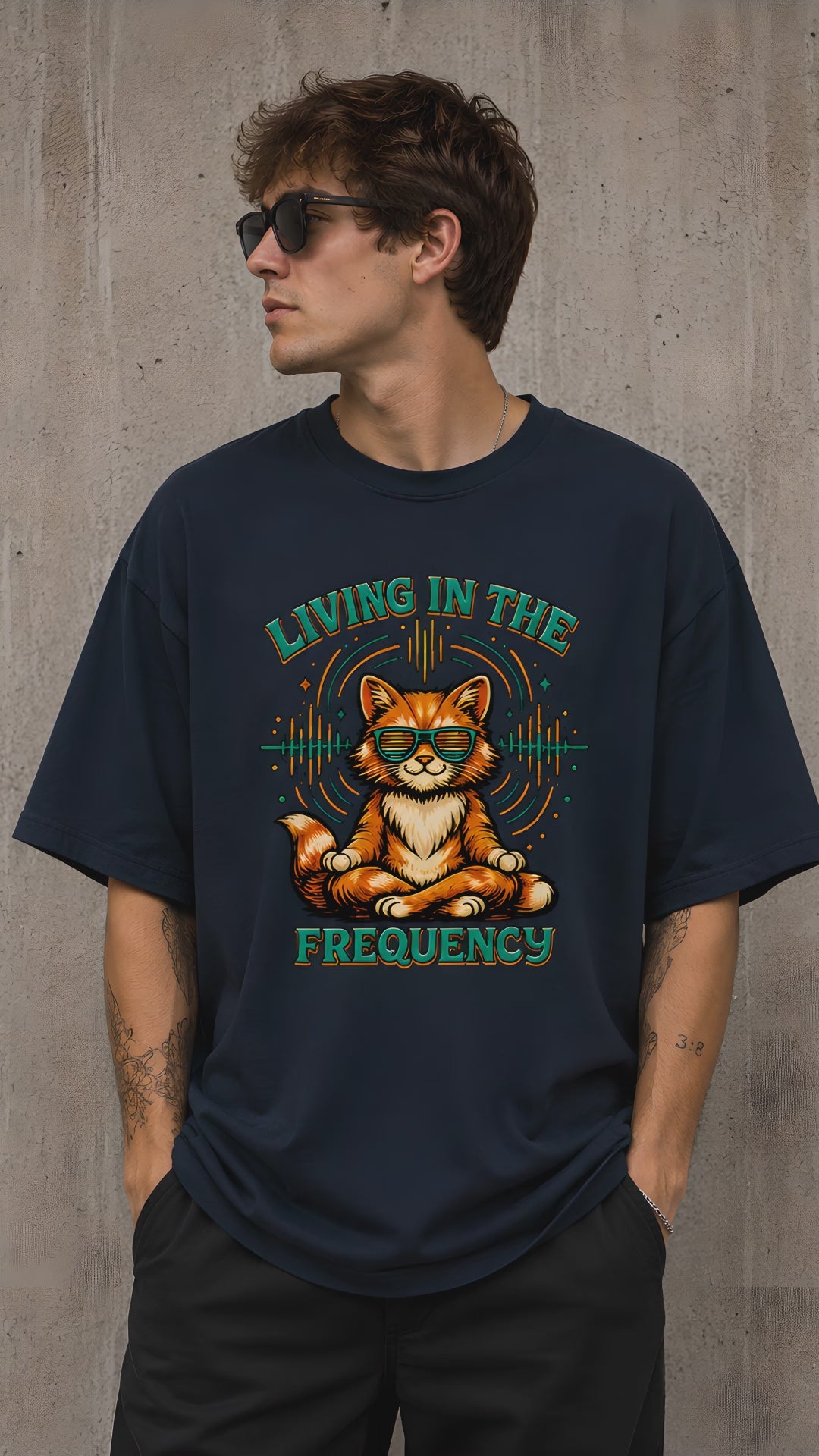 All You Need is Techno Oversized T-Shirt