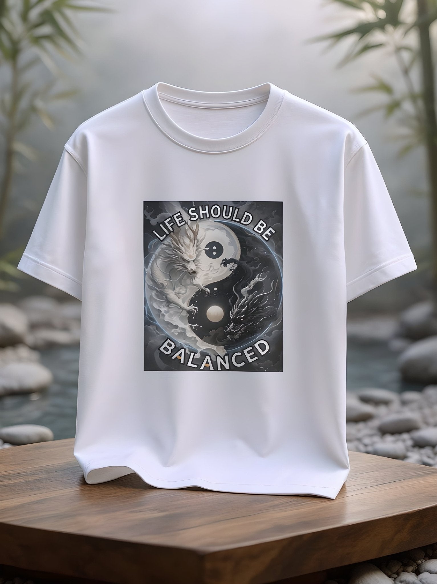 Yin Yang Dragon T-Shirt - v-9hCj3iCCaVZW0sIJMhIhubTSpQ3e8nSf - Zojo