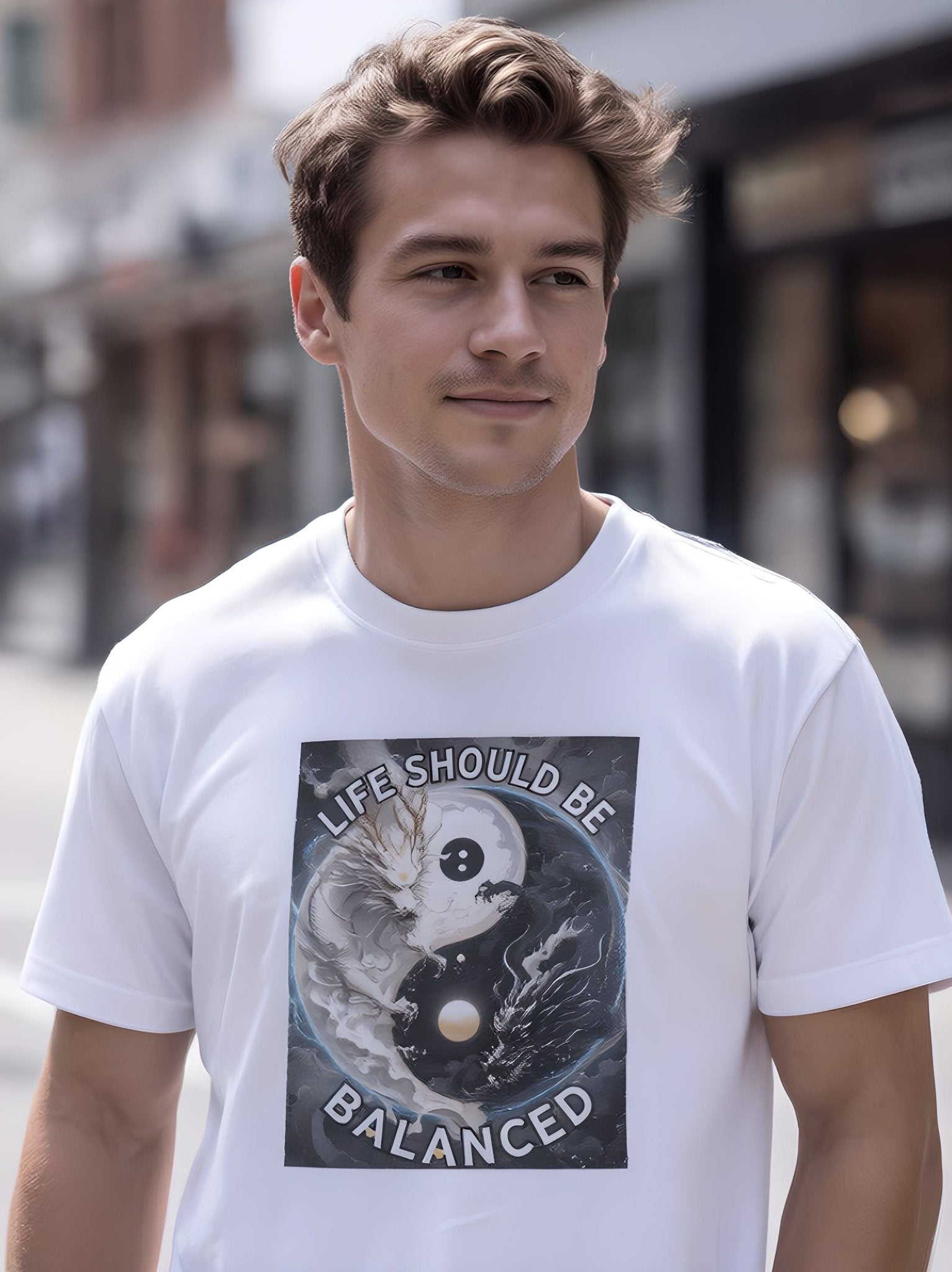 Yin Yang Dragon T-Shirt - v-9hCj3iCCaVZW0sIJMhIhubTSpQ3e8nSf - Zojo
